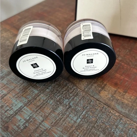 Jo Malone Peony & Blush Suede Cologne Spray 1 oz + 0.3 oz + Two Body Cream .5oz - Picture 3 of 6